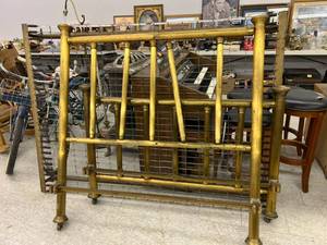 lot 201 image: Brass Bed