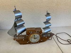 lot 212 image: Mastercrafters Ship Theme Clock