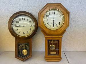 lot 217 image: Regulator Clocks