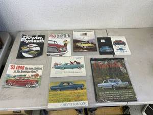 lot 237 image: Vintage Automobile Brochures