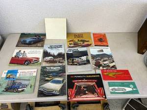 lot 240 image: Vintage Automobile Brochures