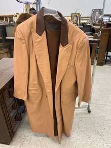 lot 296 image: Long Leather Jacket - Florence Italy