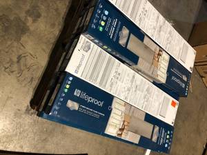 lot 17 image: 10 Boxes of Lifeproof Collins Drive Oak 9.4 in. W x 48 in. L Waterproof Hybrid Resilient Flooring (18.8 sqftcase)   Customer Returns See Pictures