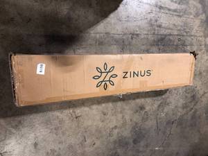 lot 27 image: Zinus Metal Full 9 Inch Smart Box Spring with Quick Assembly Customer Returns See Pictures