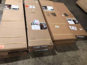lot 19 image: Lot of Assorted Window Shutters Various Sizes and Conditions   Customer Returns See Pictures