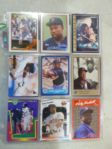 27 Different Kirby Puckett Baseball Cards