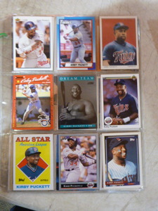 27 Different Kirby Puckett Baseball Cards