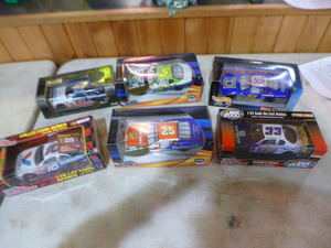 6 NASCAR Die-Cast Cars