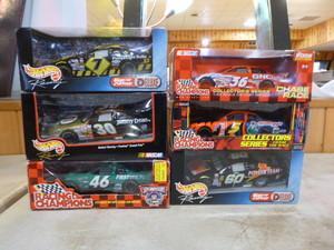 6 NASCAR Die-Cast Cars