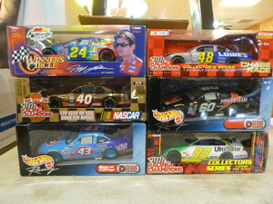 6 NASCAR Die-Cast Cars