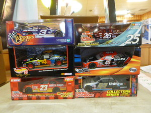 6 NASCAR Die-Cast Cars