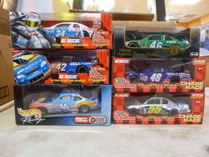 6 NASCAR Die-Cast Cars