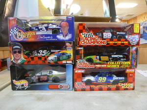 6 NASCAR Die-Cast Cars