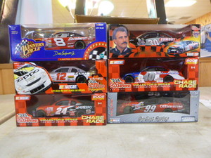 6 NASCAR Die-Cast Cars