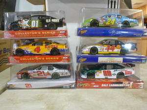 6 NASCAR Die-Cast Cars