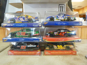 6 NASCAR Die-Cast Cars