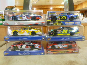 6 NASCAR Die-Cast Cars