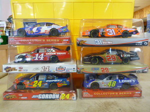 6 NASCAR Die-Cast Cars