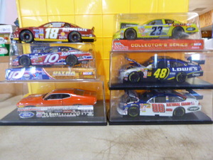 6 NASCAR Die-Cast Cars