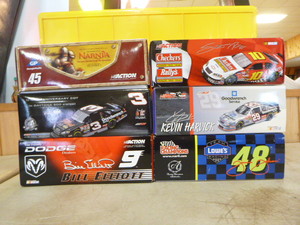 6 NASCAR Die-Cast Cars