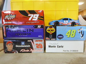 6 NASCAR Die-Cast Cars