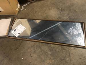 XRAMFY 20 in. W x 64 in. H Rectangular Black Aluminum Alloy Framed Full Length Mirror Wall Mirror Customer Returns See Pictures