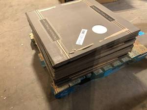 Pallet of Calacatta Kofi White 35 in. x 35 in. Polished Porcelain Floor and Wall Tile (17.01 sq. ft.Case) Customer Returns See Pictures