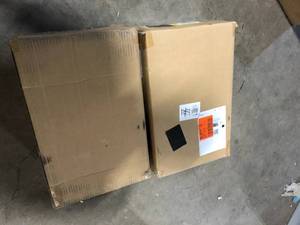 Lot of 2  Silver Cabinet Organizer with Double Pull Out Basket  Customer Returns See Pictures