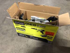 RYOBI ONE HP 18V Brushless EZClean 600 PSI 0.7 GPM Cordless Cold Water Power Cleaner (Tool Only) Customer Returns See Pictures