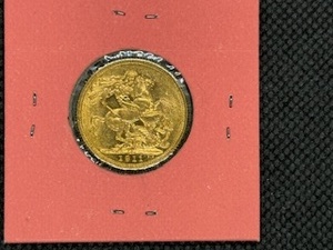 1911 High Grade British Gold Sovereign .2355 Oz. Of Gold