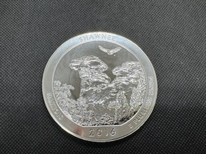 2016 5 Oz .999 Silver ATB Shawnee National Forest Coin