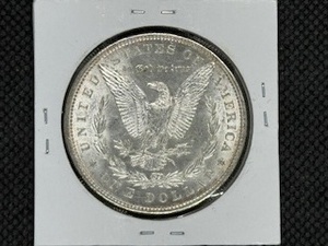 1900  Morgan Silver Dollar Marked MS63 When Purchased