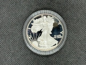 1987 Proof American Silver Eagle in Orig. Mint Package with COA