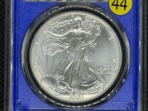 2021 American Silver Eagle PCGS MS70 PCGS Price Guide is $62