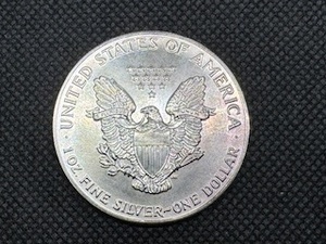 1992 Toned American Silver Eagle 1 Oz. Coin