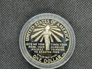 1986-S  PROOF Silver Statue of Liberty Commemorative Silver Dollar