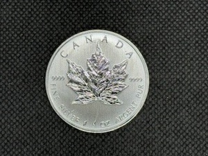 2011 Canadian 1 Oz. Silver Maple Leaf Coin