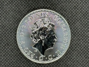 2022 U.K. 1 Oz. Silver 2 Pound Coin