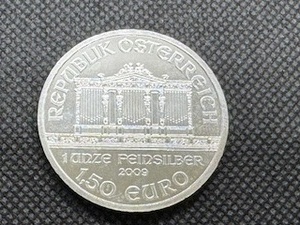 2009 Austrian 1 Oz. Silver Philharmonic Coin