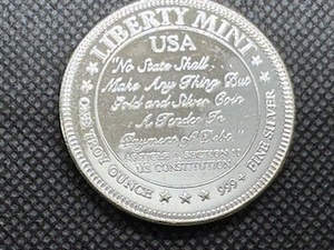 Liberty Mint 1 Oz. Silver Round
