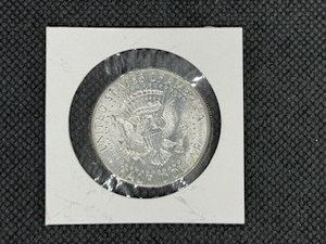 1964 90% Silver Kennedy Half Dollar Marked AU When Purchased
