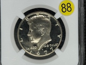 1977-S Kennedy Half Dollar NGC Proof 68 NGC Only 32 coins graded higher -  NGC Price Guide is $12.50