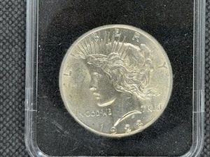 1923 AU Peace Silver Dollar