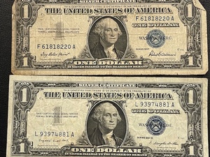 $1 Dollar Silver Certificates