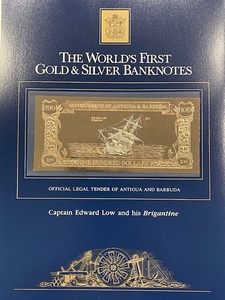 Gold and Silver Banknote