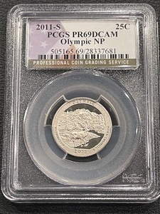 2011-S Washington Quarter Proof PCGS PR69 Deep Cameo Olympic National Park