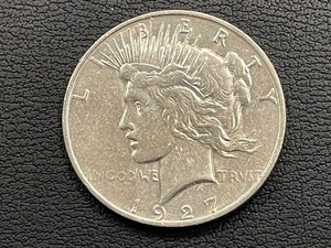 1927-D Peace Dollar