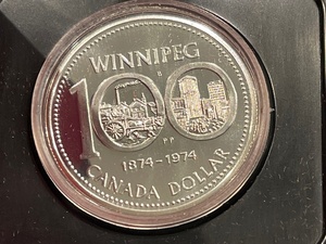 1974 Canada Silver Dollar