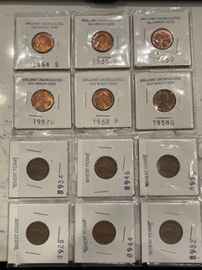Wheat Cents Brilliant Uncirculated