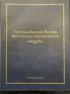2012-P Star Spangled Banner Silver Dollar and Stamps Only 41,686 Minted